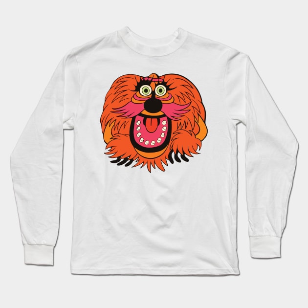 Goriddle Gorilla The Great Space Coaster Long Sleeve T-Shirt by GeekyImpresario